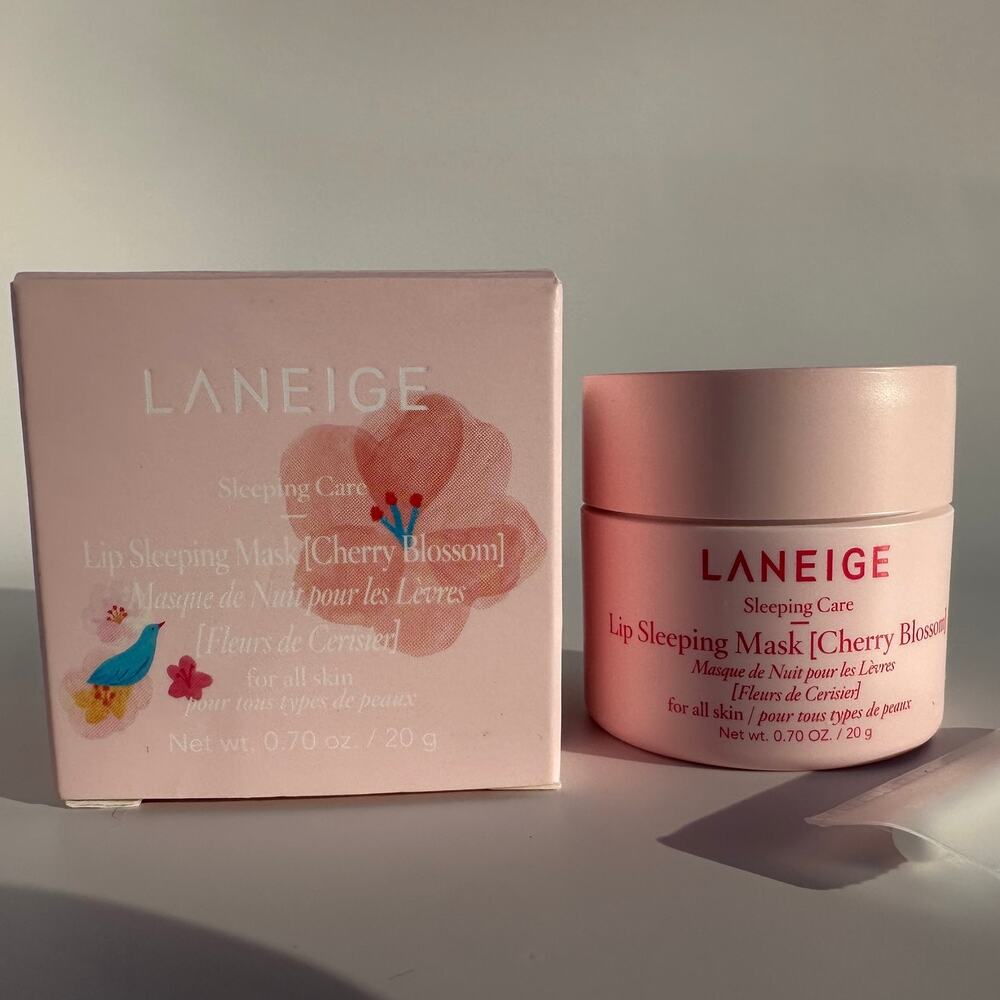 Laneige Lip Sleeping Mask Cherry Blossom Sakura Lip Balm Full Size 20g / 0.70oz